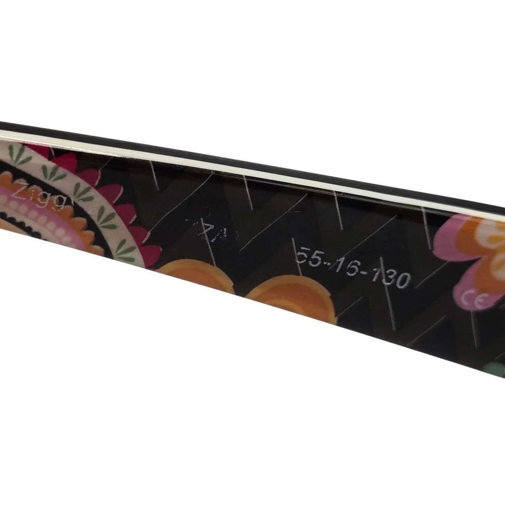 Vera Bradley Women's Sunglasses Floral Temple Black Frame‎ UV400 55-16-130